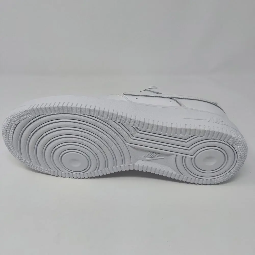 Nike Air Force 1 Low BG Triple White Patent Leather Kid's 4Y Women's 5.5